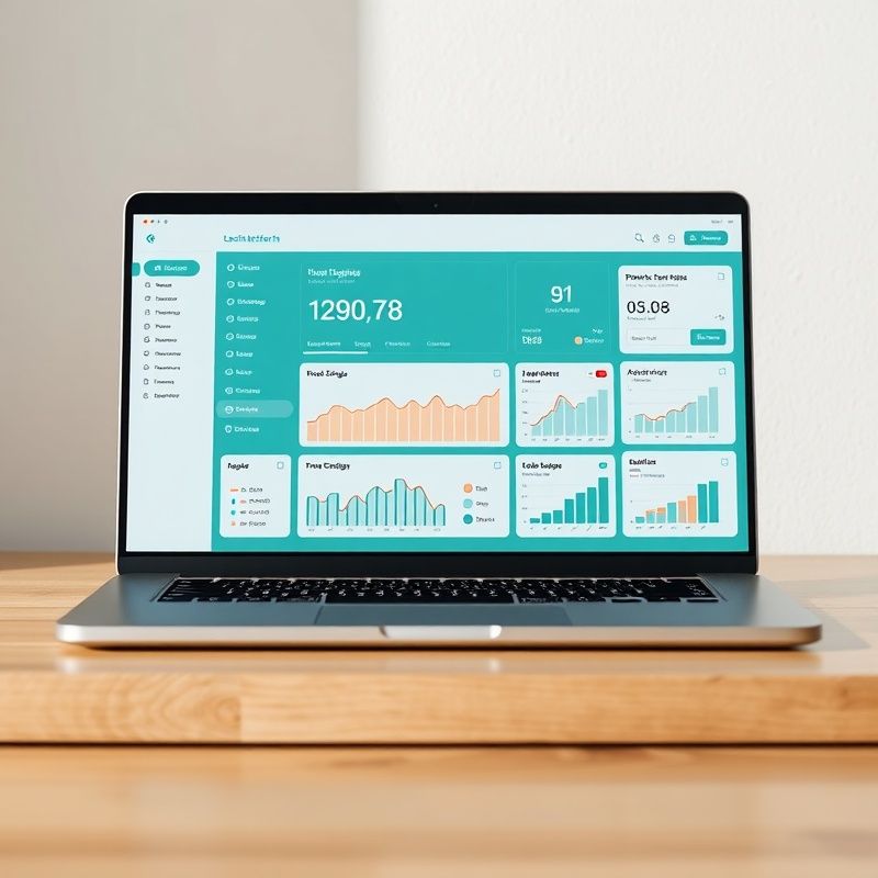 Ansicht des Learningdigest-Dashboards auf einem MacBook